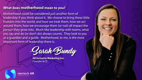 Sarah Bundy Motherhood