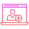attendee sign up & login icon