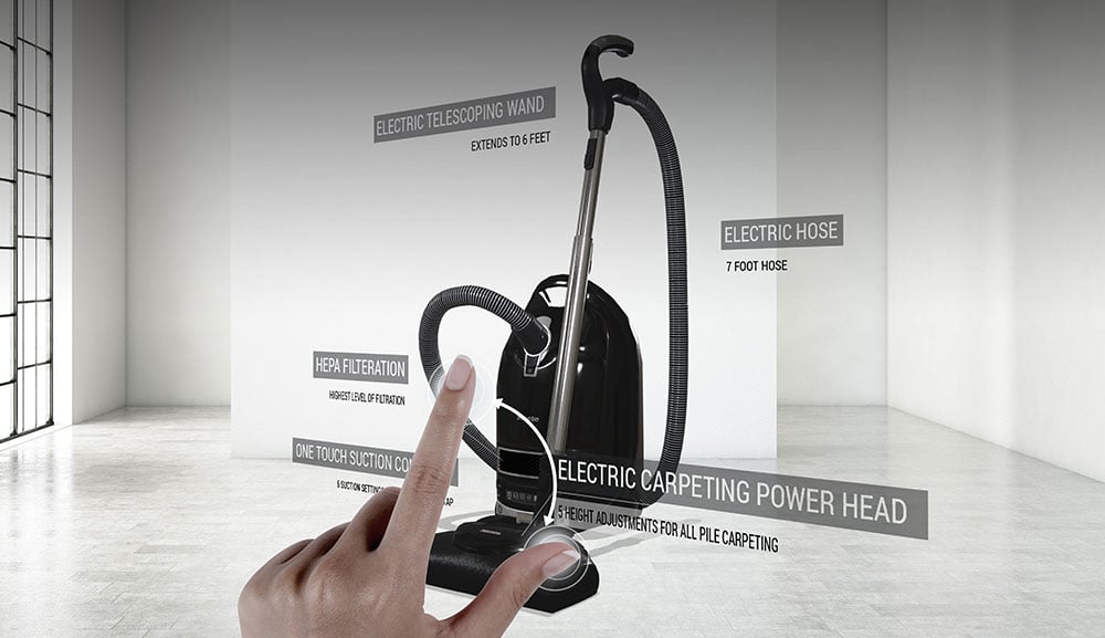 Augmented Reality Vacuum Cleaner