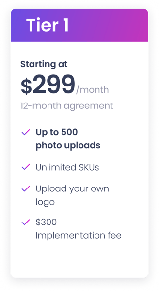 Room Decorator Pricing - Tier 1