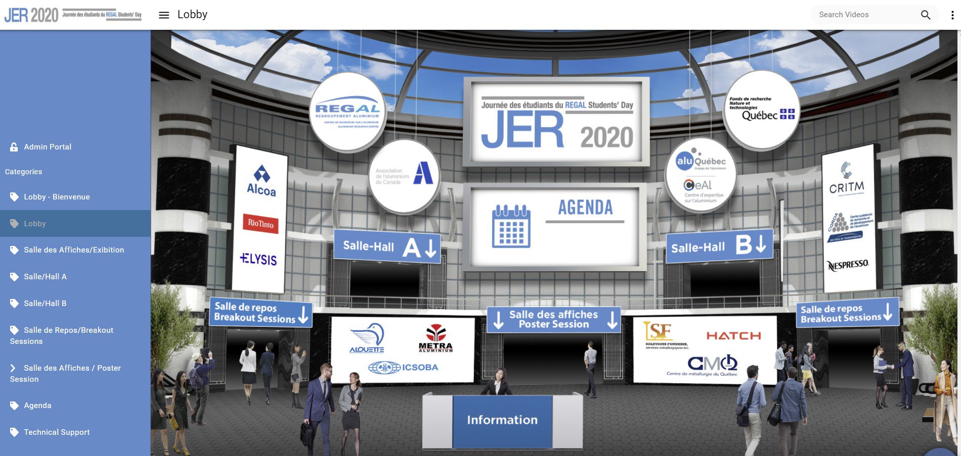 Virtual Lobby JER 2020