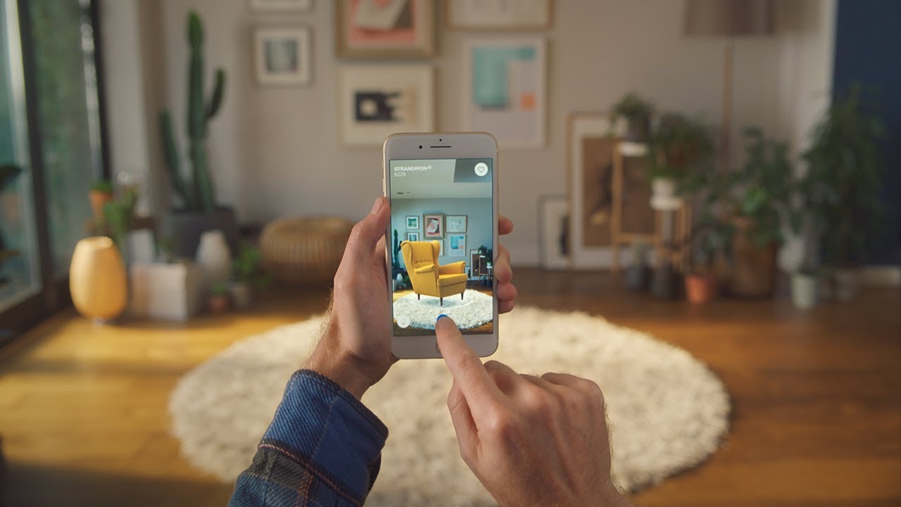 IKEA Place App: Augmented Reality Chair in Living Room