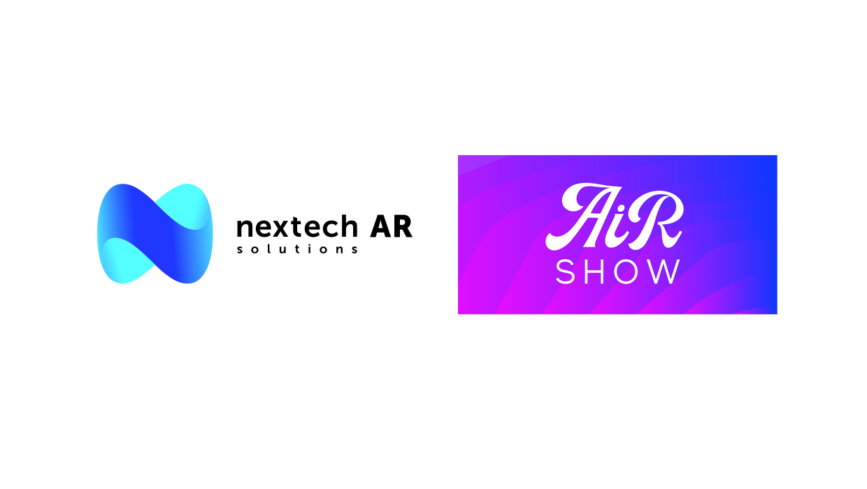 Nextech AR Solutions Logo and AiRshow Logo on white background.