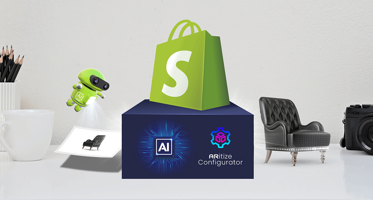 Experience Shopify 3D model factory with ARitize 3D Configurator