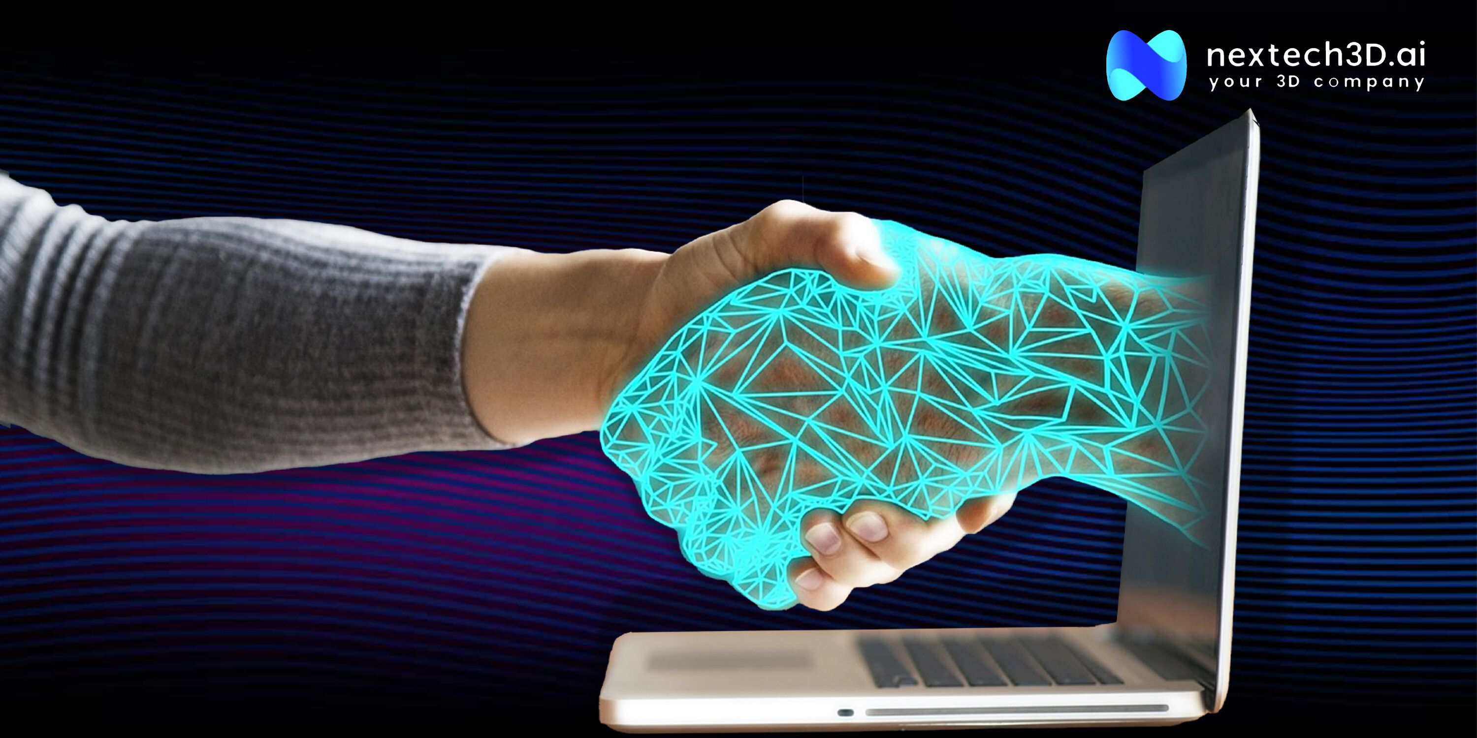 Shaking hands with AI